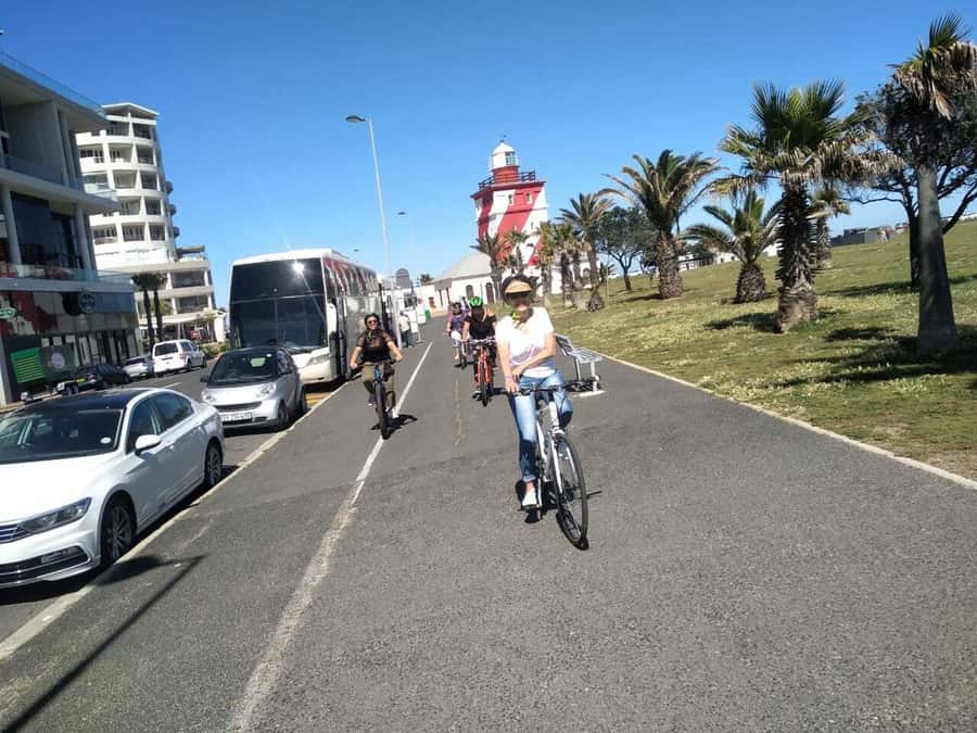 Cape Town Guided City Cycling Heritage Tour - Private Tour - Starting beside the Atlantic at Sea Point