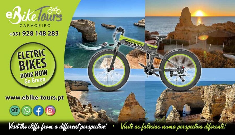 Carvoeiro E-bike Tours - Relax Tour - Carvoeiro Beach brings you back to town