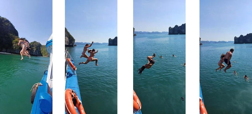 CAT BA: LAN HA & HALONG BAY – KAYAK, BIKE, LUNCH, SNORKEL - 8:00 AM pickup and the short ride to Beo Harbour