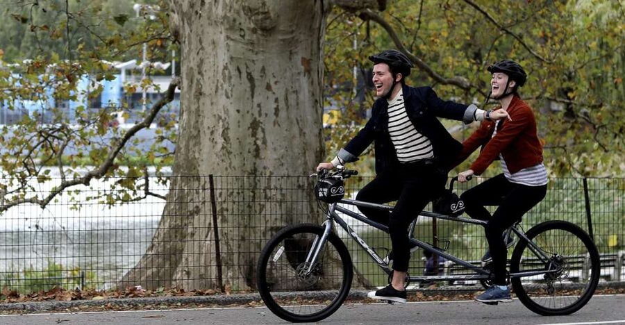 Central Park Tandem Bike Rentals - Taking the bike beyond the park