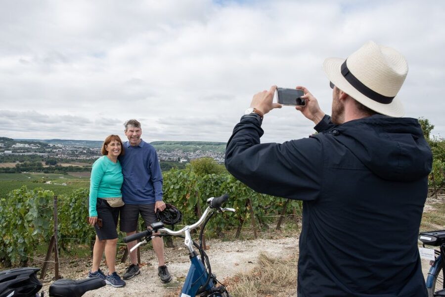 Champagne: E-Bike Champagne Day Tour with Tastings and Lunch - Riding through Aÿ-Champagne’s vineyard roads