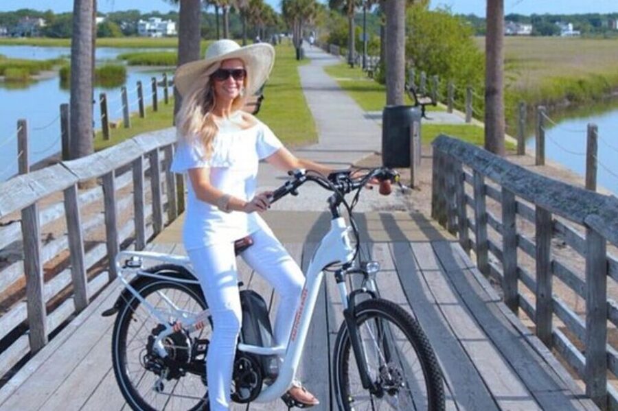 Charleston: Low Country and Shores E-Bike Tour - Old Village and the Pitt Street Bridge