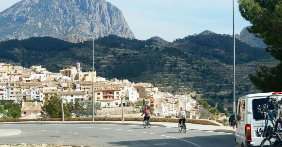 Costa Blanca Downhill Bike Ride - The 10 AM pickup and drive into the mountains