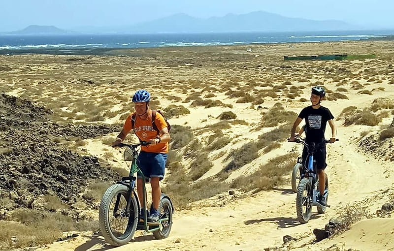 Costa Calma: E-bike Tour/E-scooter - Crossing Fuerteventura from coast to coast