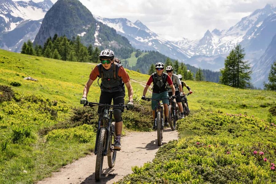 Courmayeur: E-Bike Guided Tour Val Veny, Val Ferret - Two Valleys, Two Different Kinds of Ride