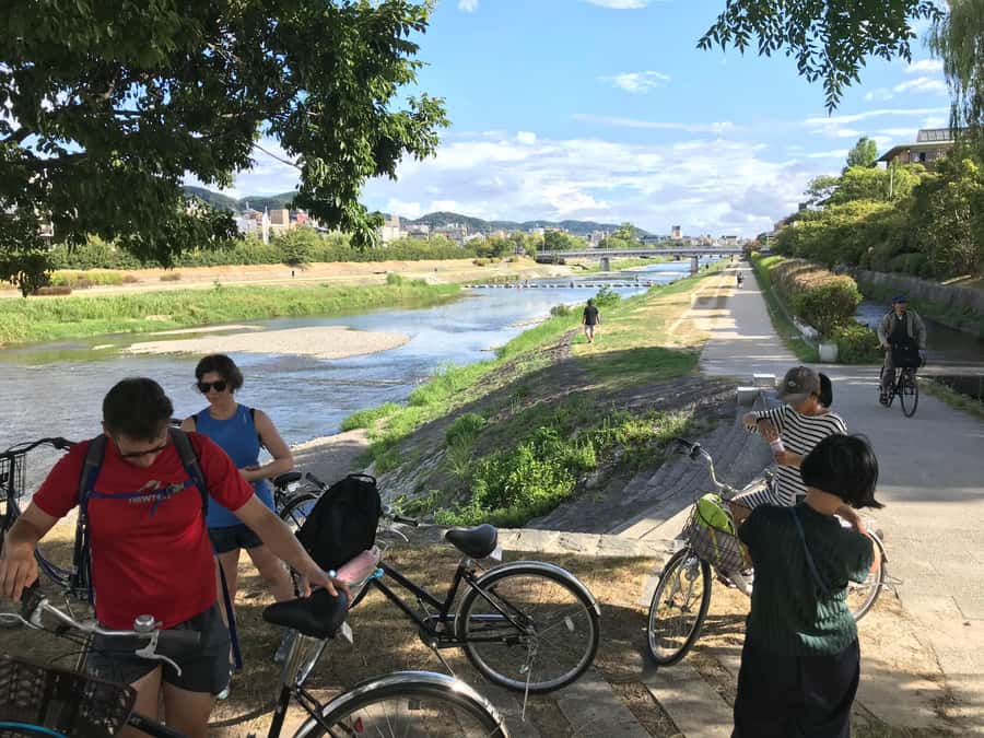 Cycle Kyoto's Hidden Gems & Gion Stroll - The Imperial Palace, a Zen temple, and local streets