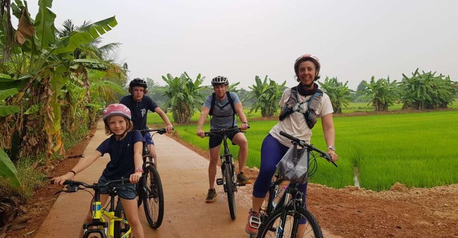 Cycling Sukhothai Full Day Countryside Tour - Getting comfortable on the 24-gear mountain bike