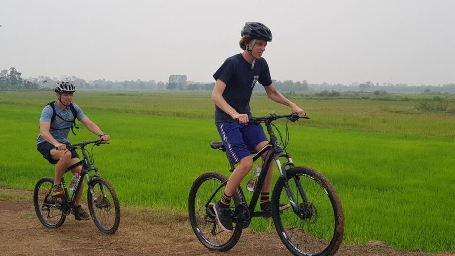 Cycling Sukhothai Full Day Countryside Tour - Rice mill, whisky distillery, and food production