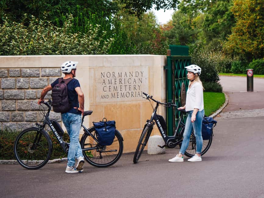 D-Day E-Bike excursion self guided - Longues-sur-Mer and Arromanches add variety to the day