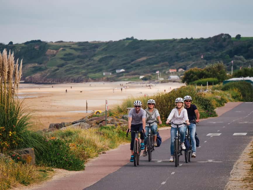 D-Day E-Bike excursion self guided - Pointe du Hoc, Omaha, and the power of the coastal views