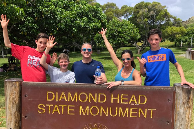 Diamond Head Bike to Hike and Local Lunch - Entering Diamond Head Crater on foot
