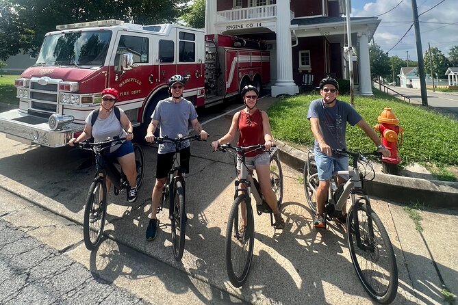 Downtown Nashville's Hidden Gems E-bike Tour - A thoughtful pause at Bicentennial Capitol Mall