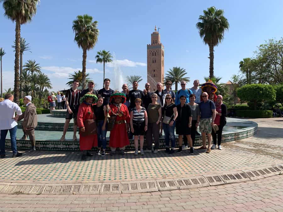Dutch Bike Tour in Marrakech with Local Guide - Place des Ferblantiers and the old city walls