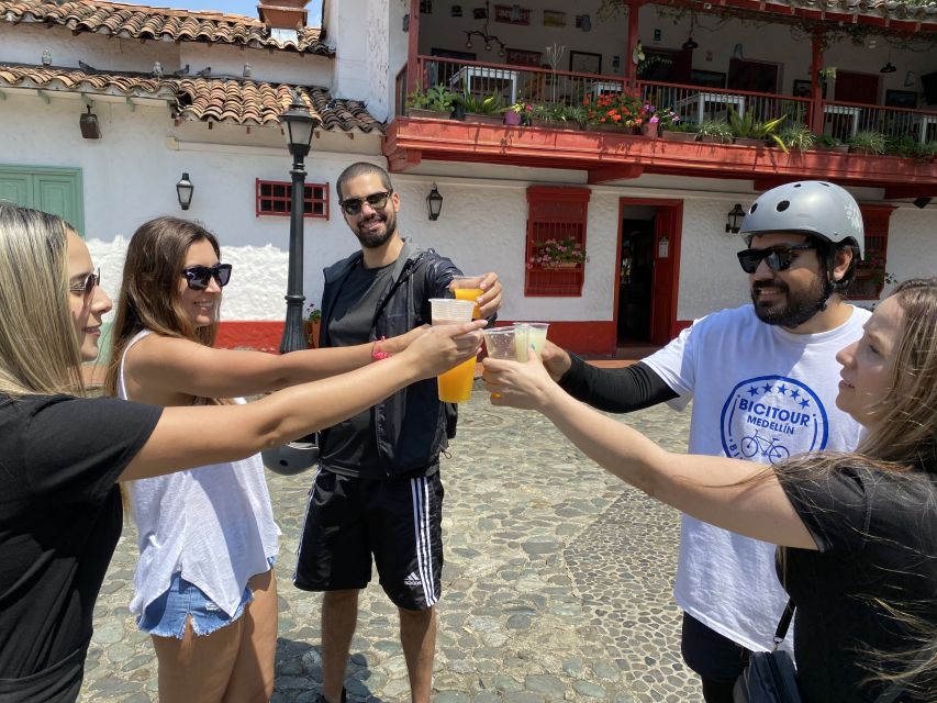 E-Bike City Tour Medellin with Local beer and Snacks - The unnamed final stop and the return ride