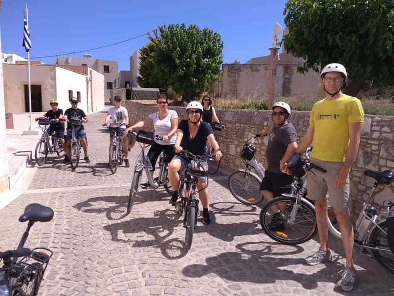 e-Bike Guided Tour to Myli Gorge with Full Lunch included - The climb to Halevi Monastery