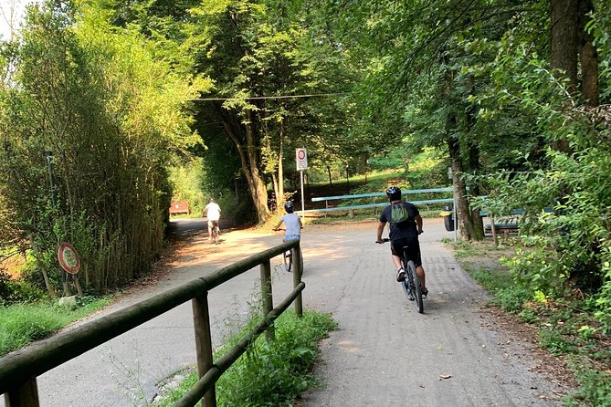 E-bike tour Bergamo - San Vigilio Park and the castle viewpoint