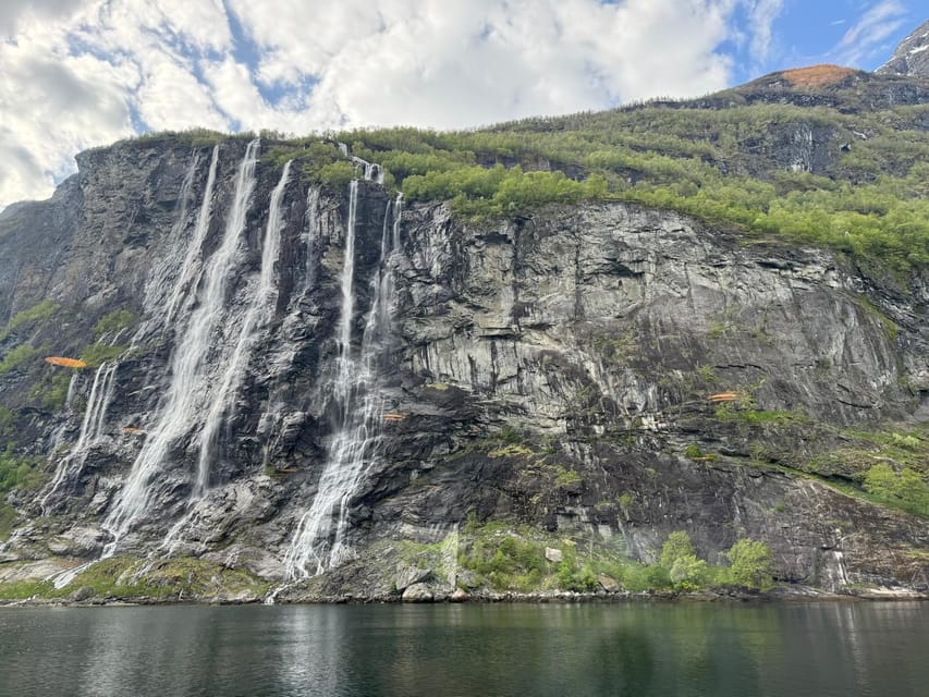 E-bike Tour in Geiranger, Norway - Riding Eagle Road above Geirangerfjord