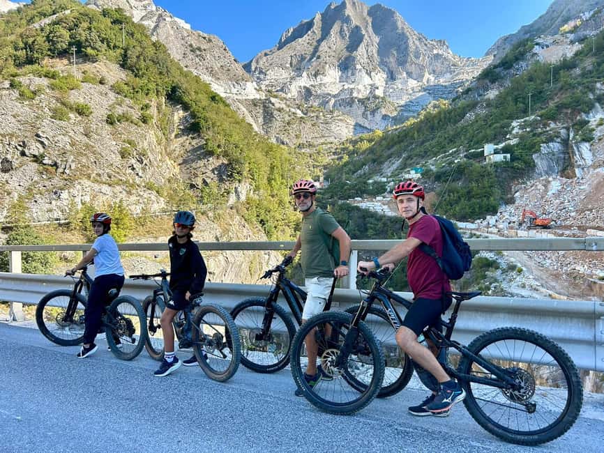 E-Bike Tour to the Carrara Marble Quarries with lard tasting - Why Carrara marble is worth seeing by bicycle