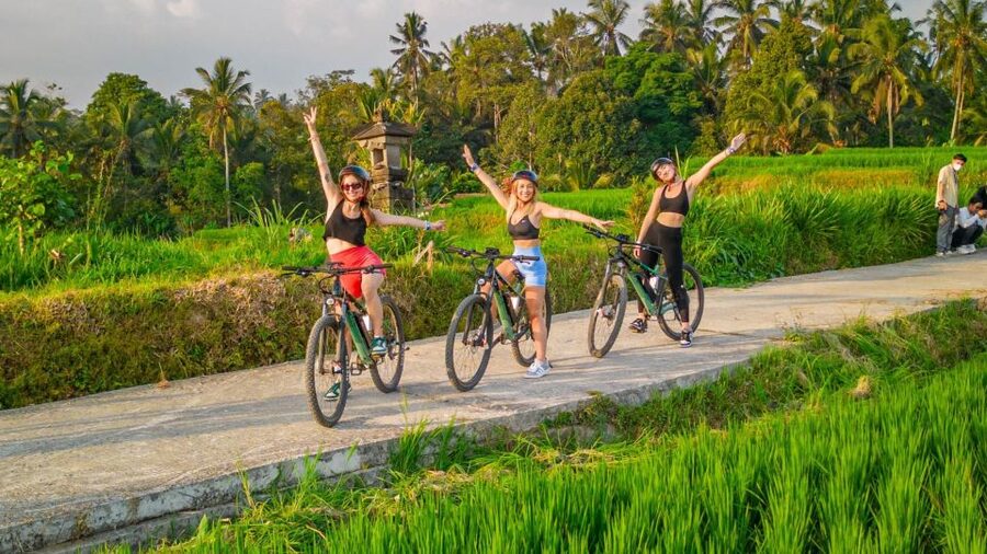 E-Bike: Ubud Rice Terraces & Traditional Villages Cycling - The meeting point at Cretya Sunset