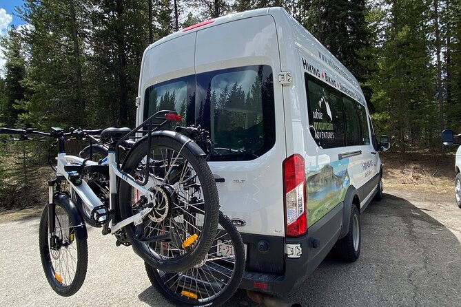 eBike and Hike Banff to Johnston Canyon small group guided program - The Bow Valley Parkway without the usual traffic