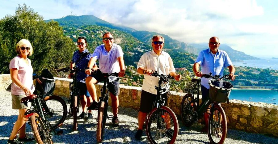 Ebike seaside by Nice: Fantastic Villefranche's Bay & Hill - The Cocteau Chapel and optional cultural stops