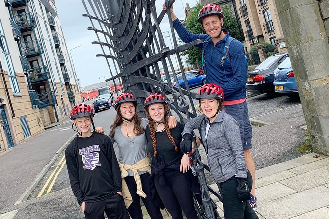 Edinburgh City Bike Tour - Choice of E-Bike or Manual - Leith shows the working side of Edinburgh