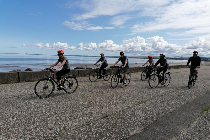 Edinburgh Sky to Sea Bike or E-Bike Tour with Transfer by TBC - Portobello brings the sea into the tour