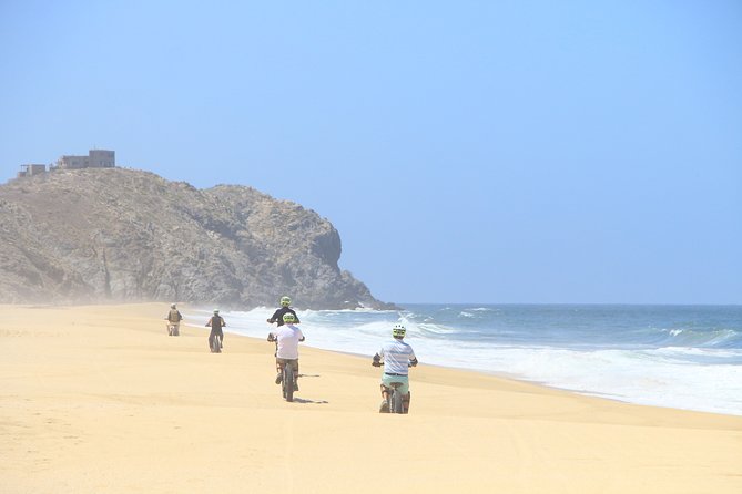 Electric Bike Beach Adventure with Tequila Tasting and Lunch - Beach riding: the fun part with one learning curve