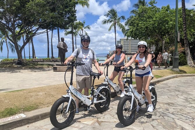 Electric Bike Ride & Diamond Head Hike Tour - Reaching Diamond Head State Monument