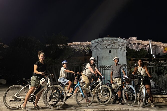 Electric Bike Tour of Athens by Night - The Roman Agora and Hadrian’s Arch