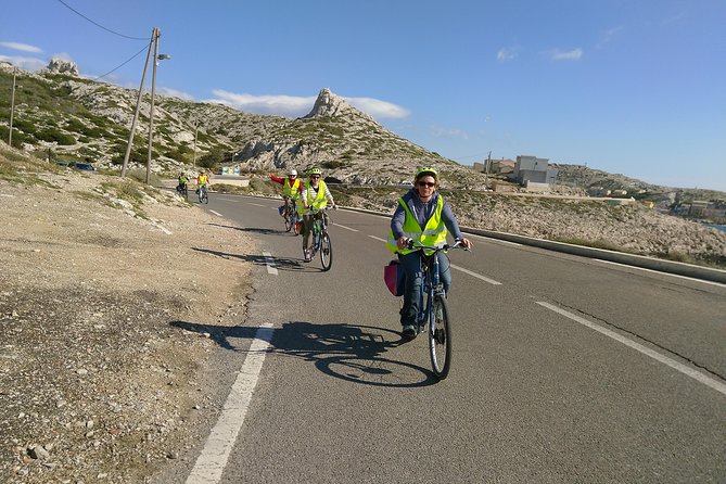Electric Bike Tour to the Calanques from Marseille - Notre Dame de la Garde and the climb above Marseille