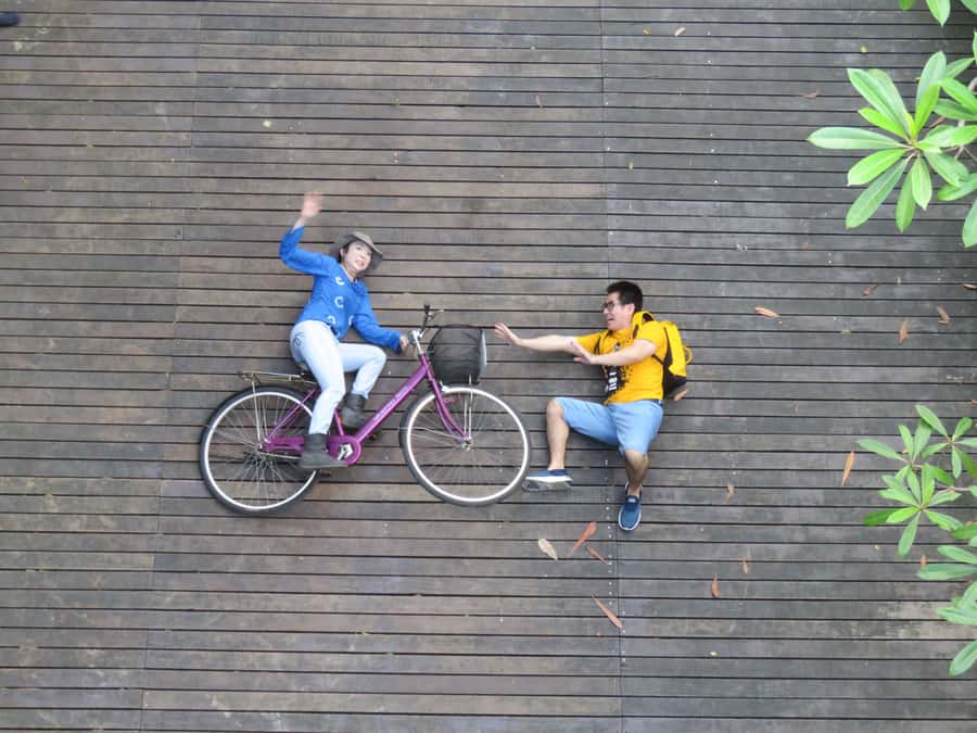 Explore Bangkok jungle by bike, kayak & boat - small group - Choosing a cruiser bike for the island ride