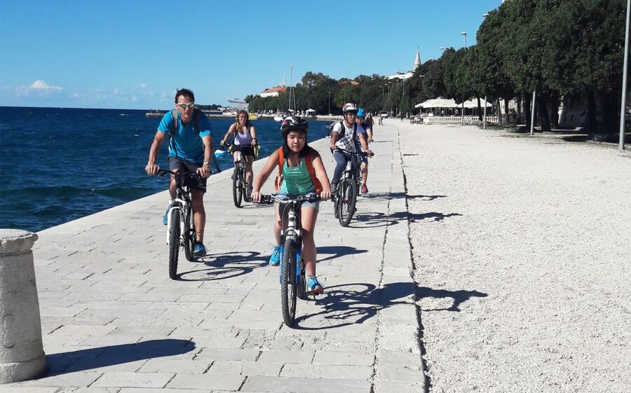 Explore Zadar: Laid-Back Fun Bike Tour - The Sphinx, an unexpected Zadar stop