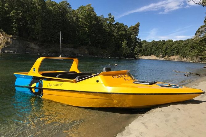 Fiordland Jet Boat and Biking Combo from Te Anau - A short walk among Fiordland’s native plants