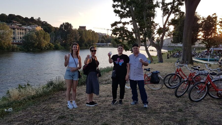 Florence at Night Bike Tour with Wine and Aperitivo Picnic - San Niccolò adds a historic gateway