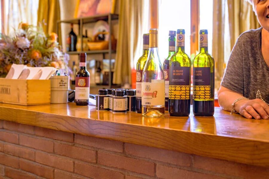 Florence: Chianti E-Bike Tour with Lunch & Two Wine Tastings - The winery visit and Tuscan lunch