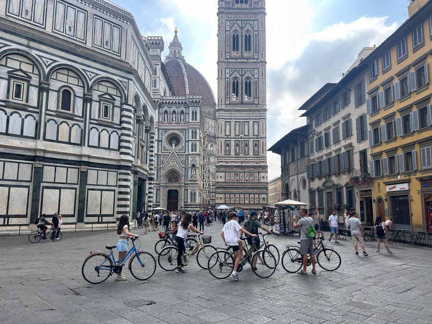 Florence: Guided Bike Tour to Discover the Secrets - Piazza degli Strozzi and Via de’ Tornabuoni