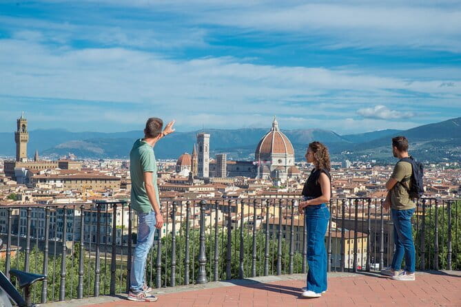 Florence Hills E-Bike Tour with Gelato Tasting - Piazzale Michelangelo gives you Florence in one wide sweep