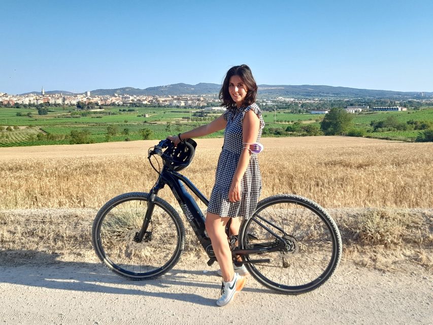 From Barcelona: Penedès E-Bike Tour with 2 Winery Visits - The second winery: cellar visit, four samples, and snacks