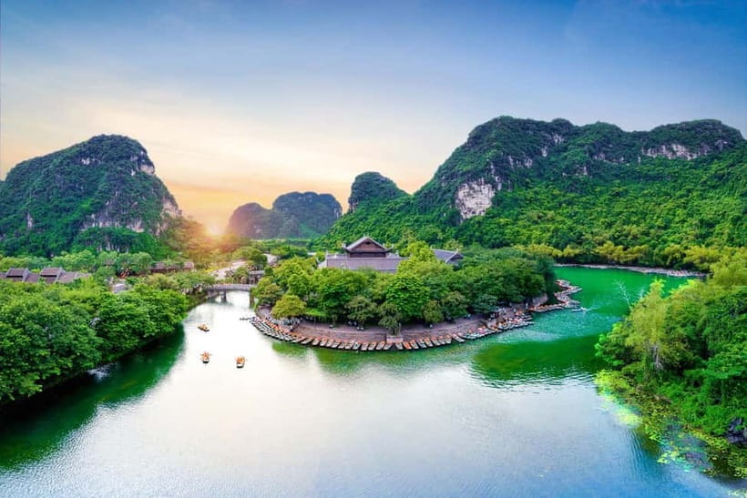 From Hanoi: Ninh Binh Trip with Cycling & Buffet Lunch - The Vietnamese buffet around midday