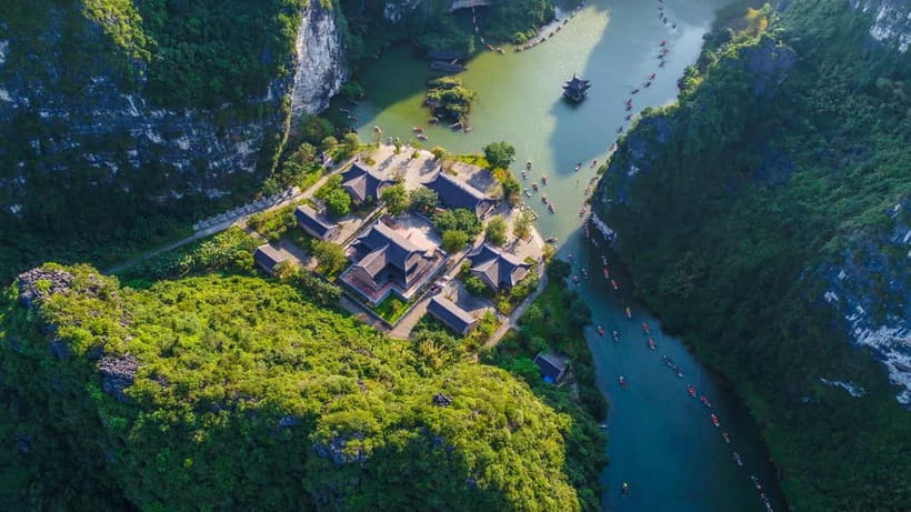 From Hanoi: Ninh Binh Trip with Cycling & Buffet Lunch - Hoa Lu temples and Vietnam’s early royal capital