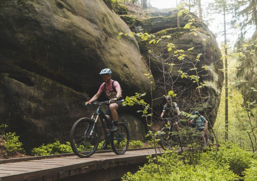 From Prague: E-Mountain Biking Trip to the Bohemian Paradise - From Prague to Bohemian Paradise in about an hour