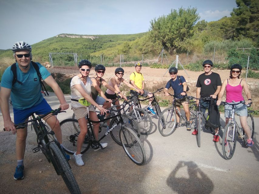 From Sitges: Cycling Tour with Winery visit and Tasting - What the five-hour schedule feels like