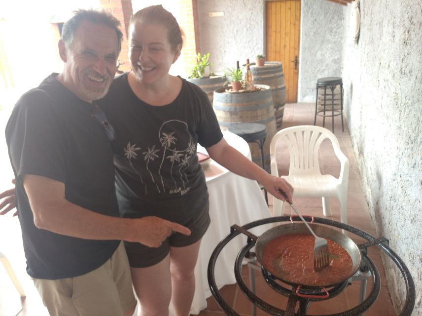 From Sitges: Paella Masterclass, Bike Ride and Winery Visit - From Sitges to the Penedès vineyards