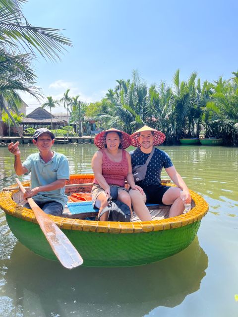 Funny day cycling, Buffalo riding and Basket boat - The Cam Thanh basket boat ride
