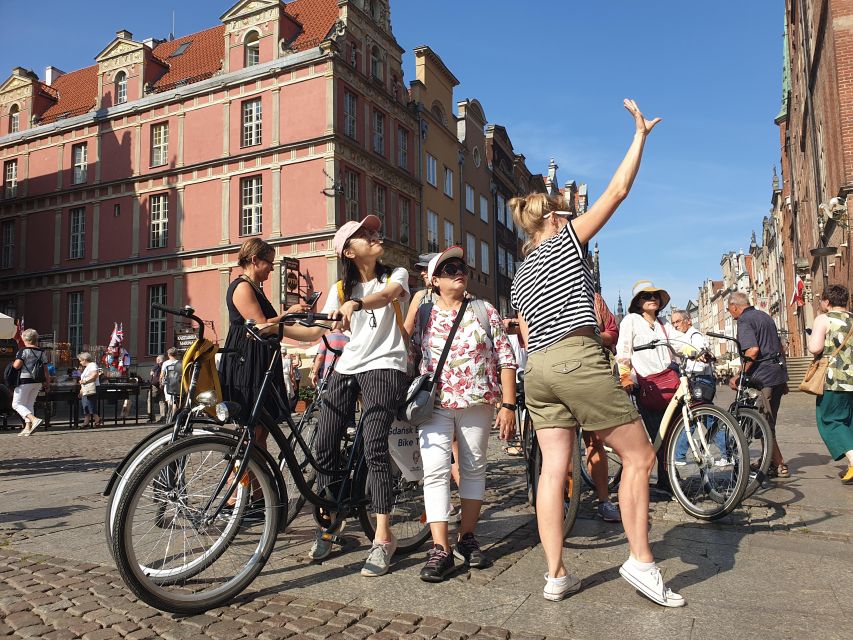 Gdańsk: Highlights Bike Tour - Neptune’s Fountain and the grand center