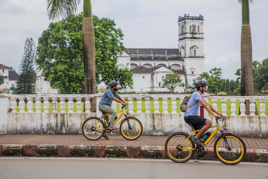 Goa: Old Goa and Divar Island E-Bike Tour with Snacks - Key points at a glance