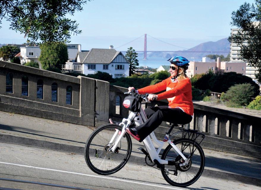 Golden Gate Bridge: Electric Bike Guided Tour to Sausalito - Fort Mason, the Marina, and the Palace of Fine Arts