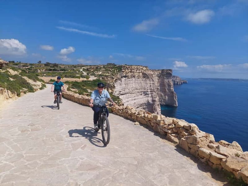 Gozo: E-Bike Guided Tour - Marsalforn Salt Pans: sea, stone, and old work