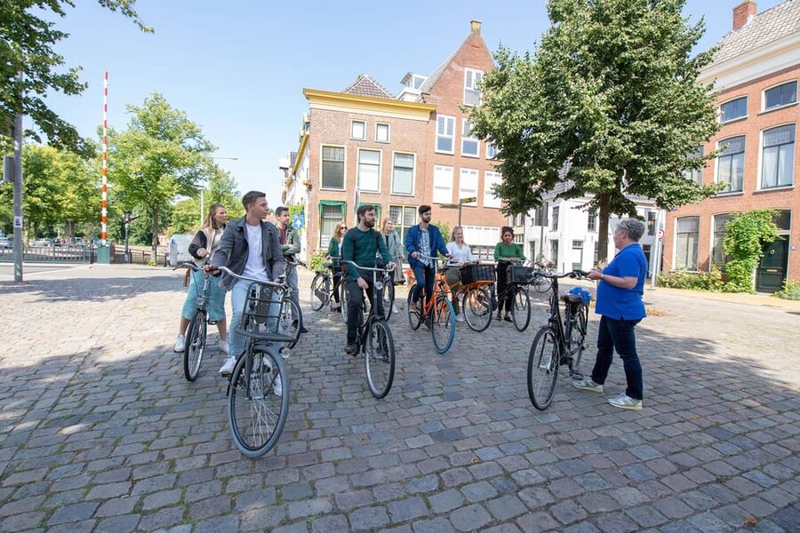 Groningen: City Highlights Bike Tour - The Martini Tower anchors old Groningen